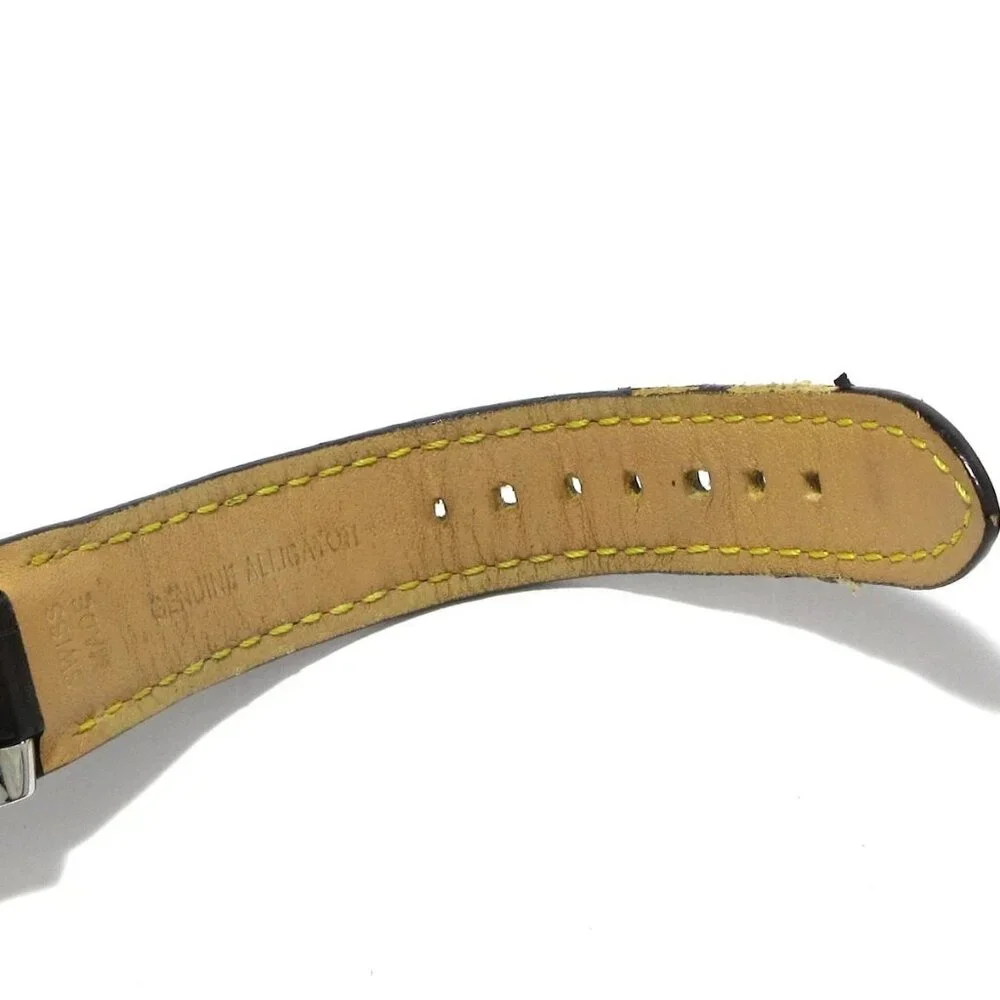 LOUIS VUITTON Tambour Chronograph Q1321 R***** Dark Brown Unisex Wrist Watch - Picture 10 of 12